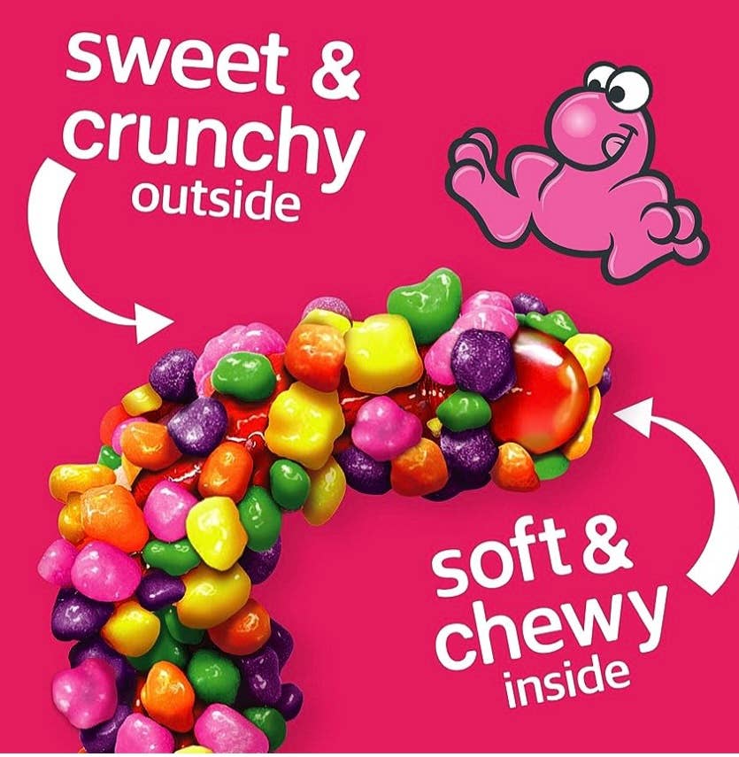 O'Shea's Candies Sweet Shop - Wholesale Gummy - Impulse NERD Rope Clusters Original Rainbow 🌈 24ct DSP Box6