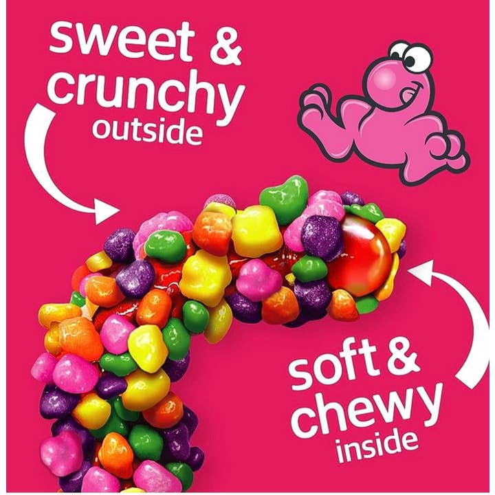 O'Shea's Candies Sweet Shop - Wholesale Gummy - Impulse NERD Rope Clusters Original Rainbow 🌈 24ct DSP Box6