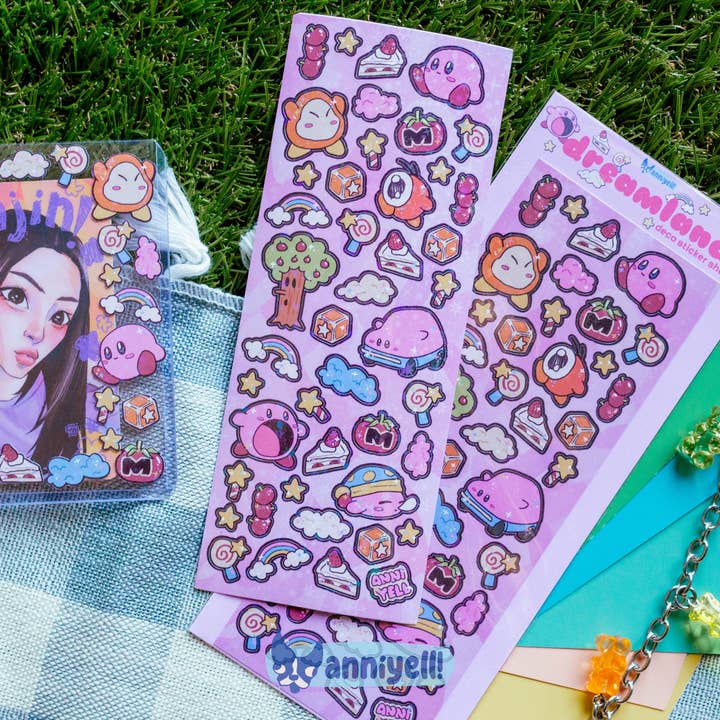 drømmeland! Deco klistermærkeark for engroshandel hos anniyell