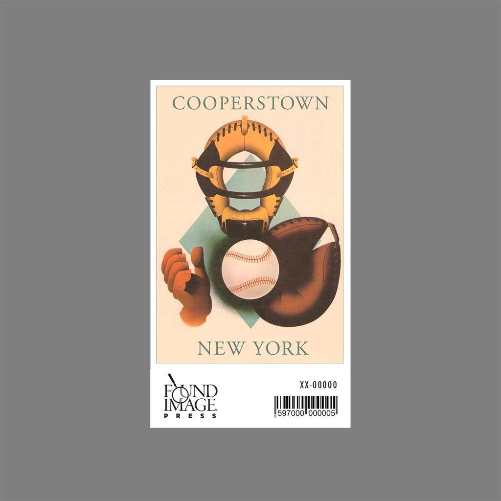 Found Image Press - Wholesale Sticker - Sticker NS-917 Phantom Catcher, Cooperstown1