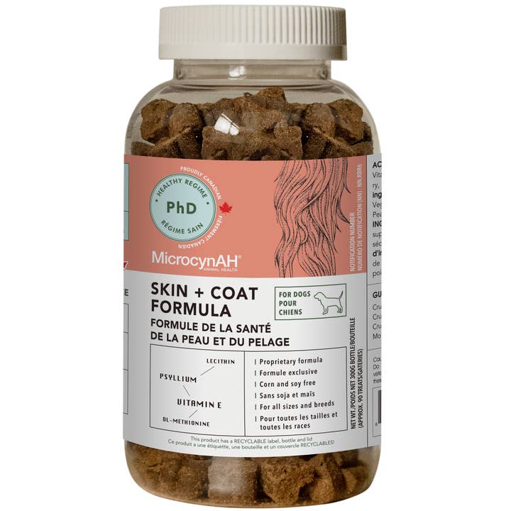 MicrocynAH® PHD Skin&Coat Formula for Dogs-HotSpot,Shedding for wholesale by BC Animal Solutions Inc