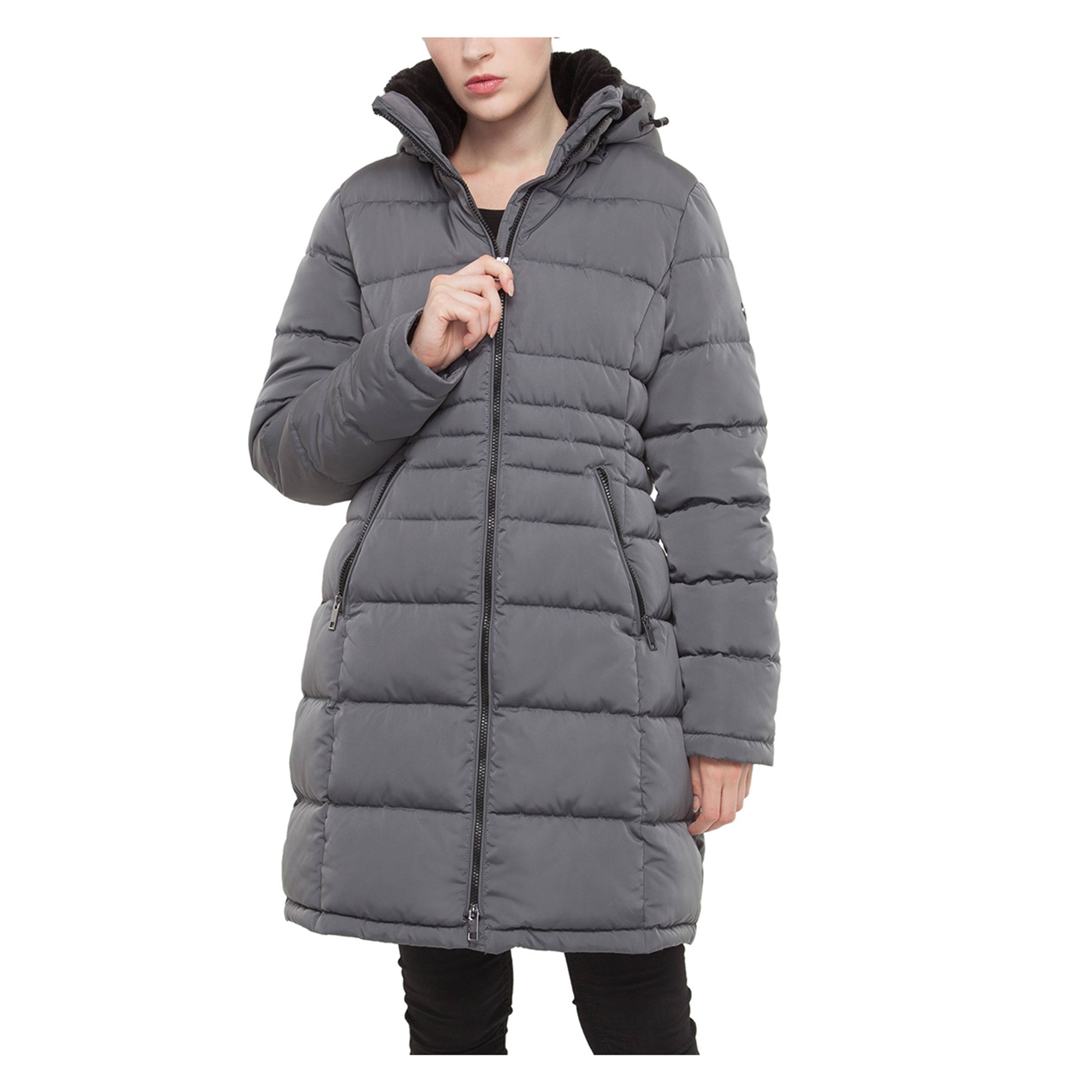 Rokka & Rolla - Wholesale Coat - Women's - Women's Heavy Long Winter Coat Parka Jacket55