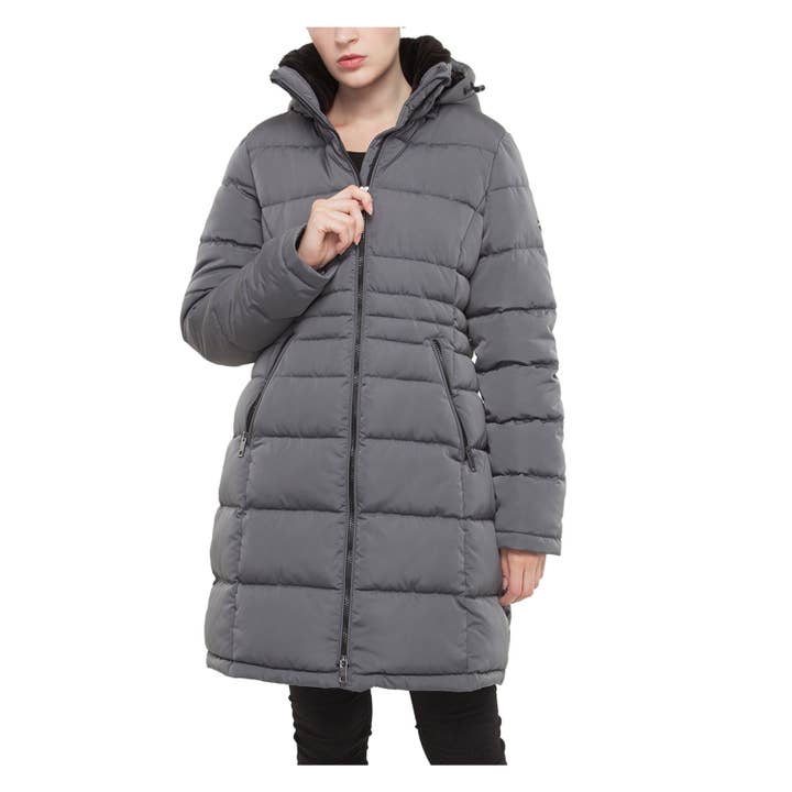 Rokka & Rolla - Wholesale Coat - Women's - Women's Heavy Long Winter Coat Parka Jacket55