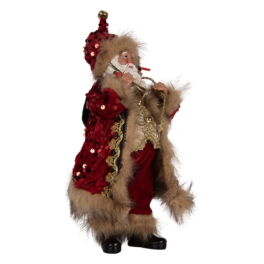 Clayre & Eef - Wholesale Decorative Figurine - Christmas Decoration Figurine Santa Claus 16x12x311