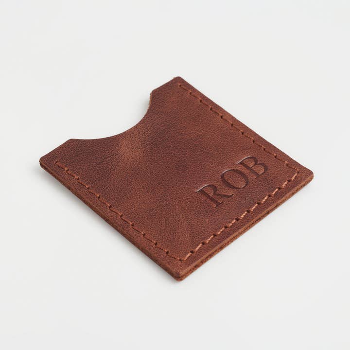 Derio Leather - Wholesale Wallet - Unisex - Personalized Leather Coin Slip, Custom Edc Challenge Coin