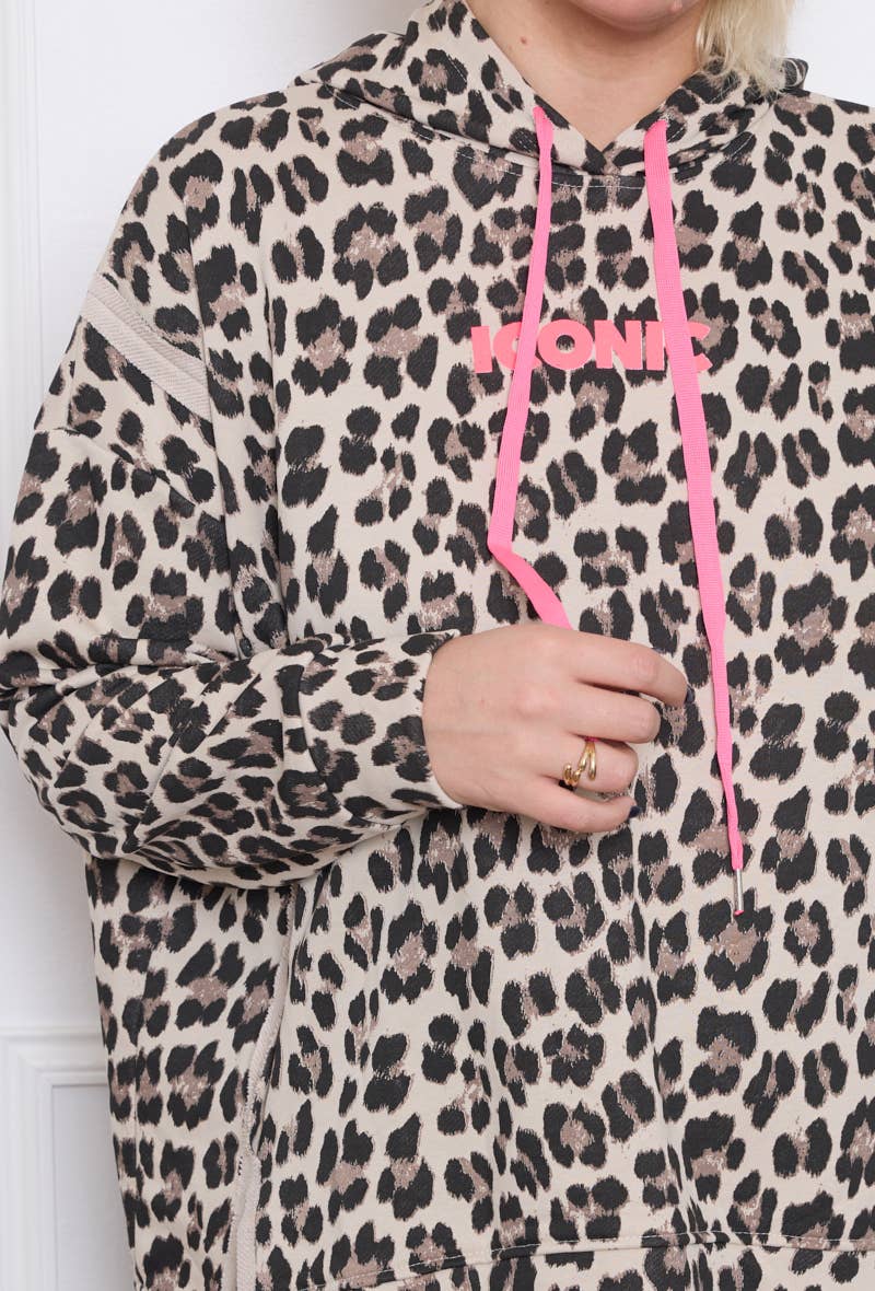 C'MELODIE – Hoodie – Mulher por atacado – Grande Tamanho - Hoodie com estampa de leopardo8