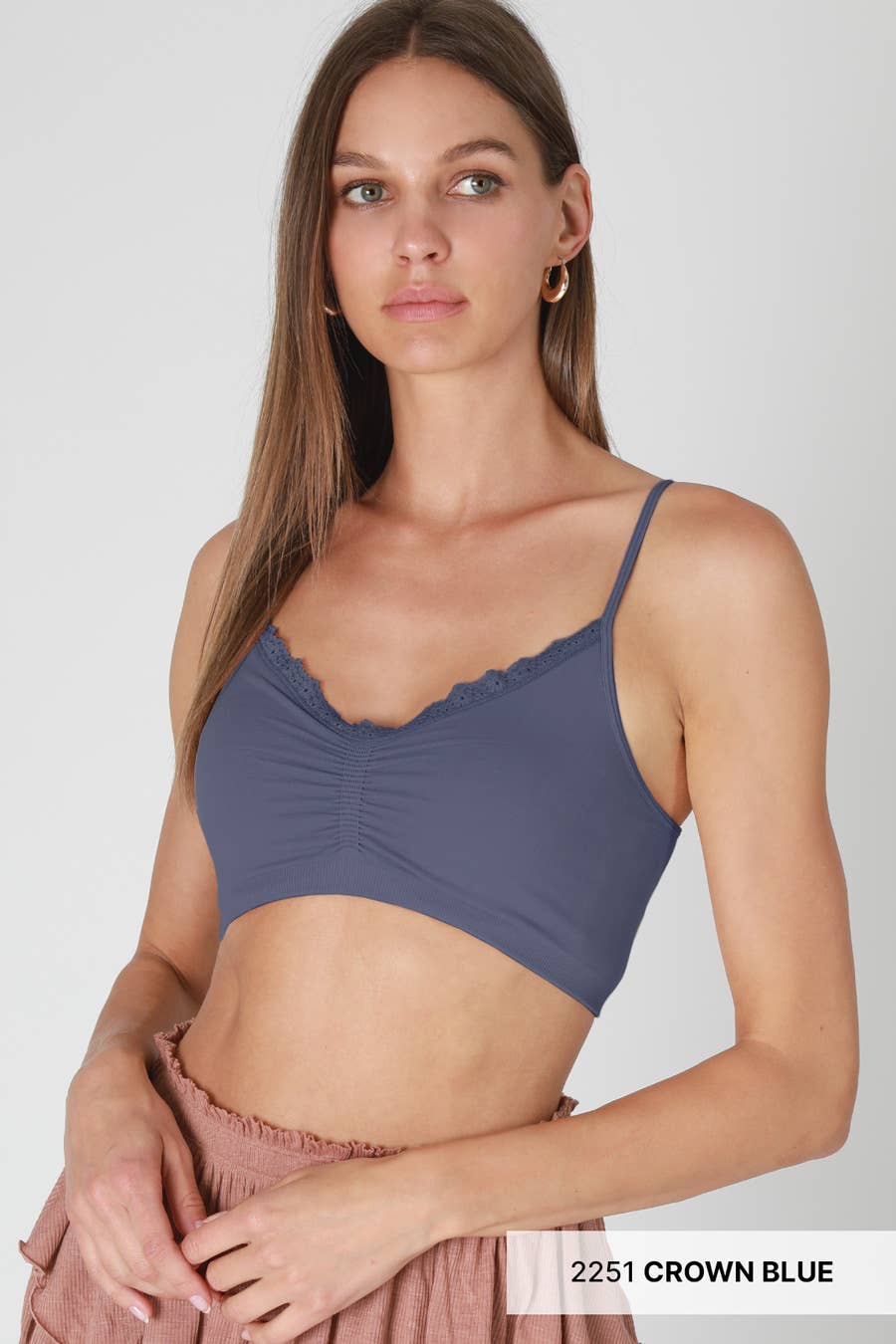 NIKIBIKI - Wholesale Bralette - Women's - NS8443- V Neck Lace Bralette13