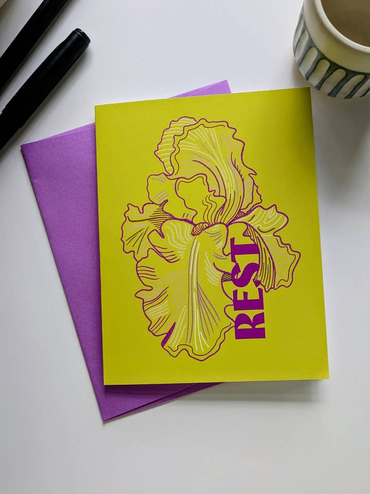 Ensemble de cartes de repos pour la vente par Jacquelyn Turner Art