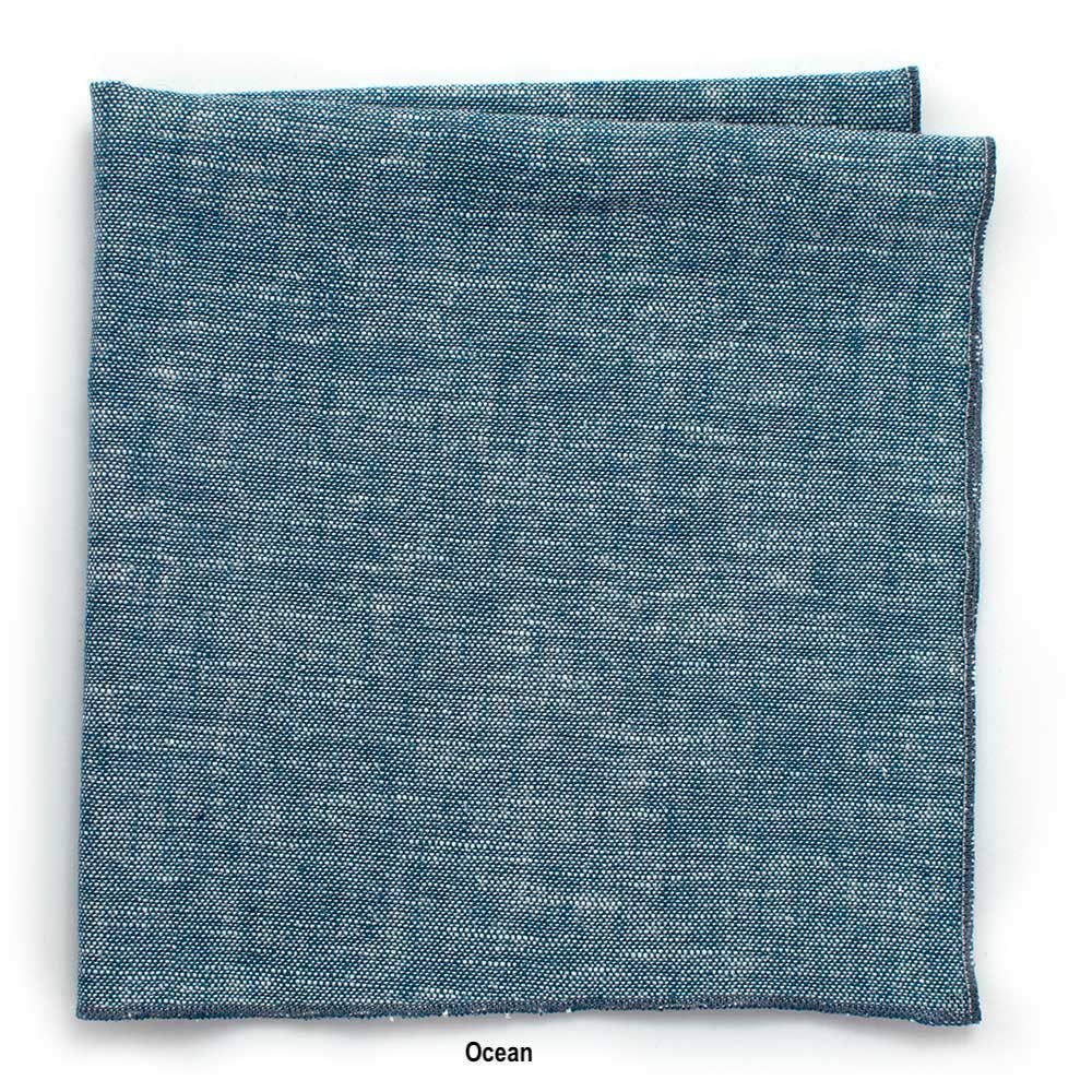 General Knot & Co. – Lenço de bolso - Homem por atacado – Quadrados irlandeses de linho5