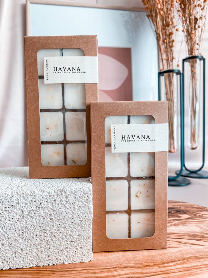 Havana - Patchouli & Rosewood Wax Melts {Set Of 8} for wholesale by Truly Alchemi
