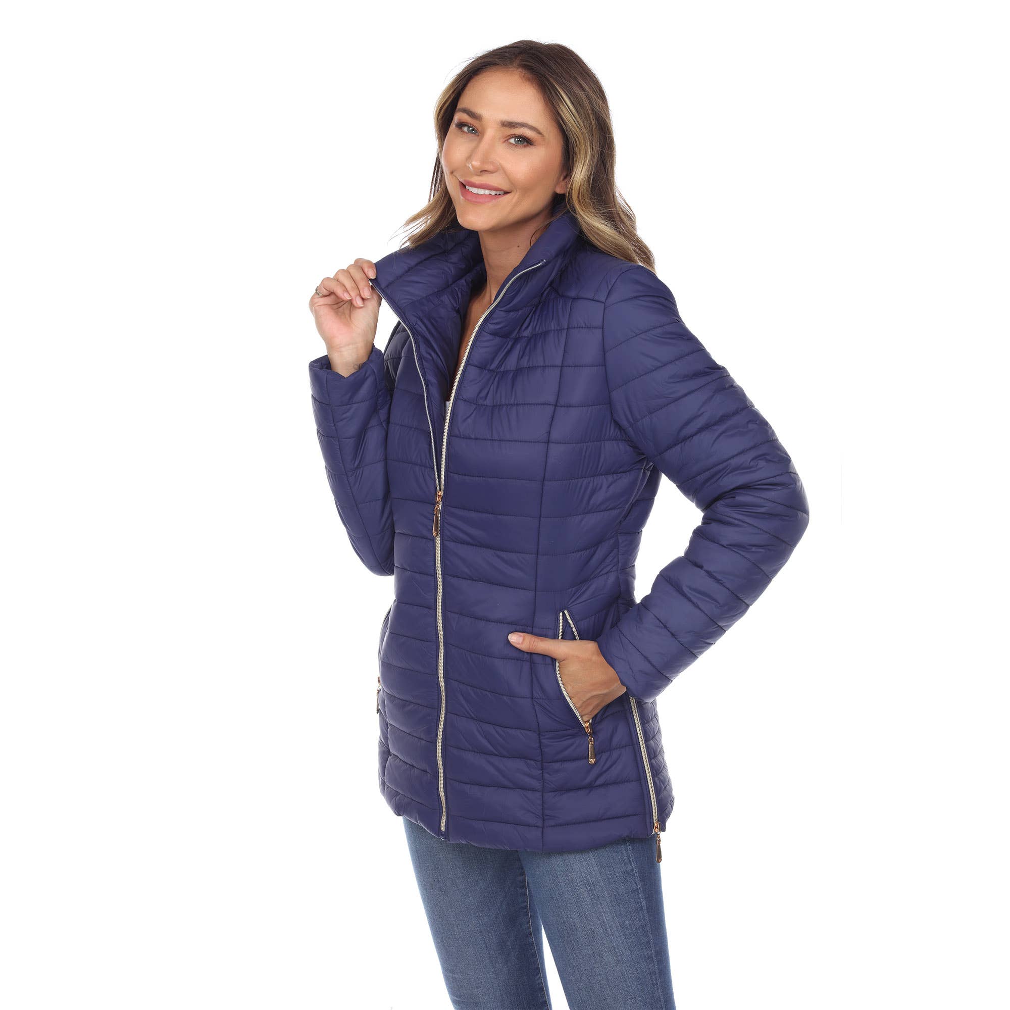 WHITE MARK - Wholesale Puffer Jacket - Women's - Women's Puffer Coat5
