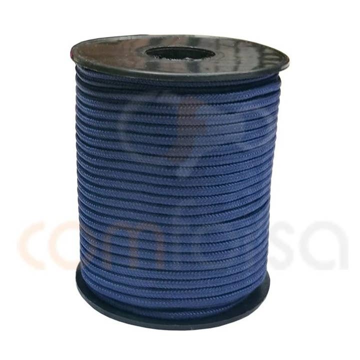 COM FORSA SL - Wholesale Craft supplies - Navy blue parachute cord 3 mm0