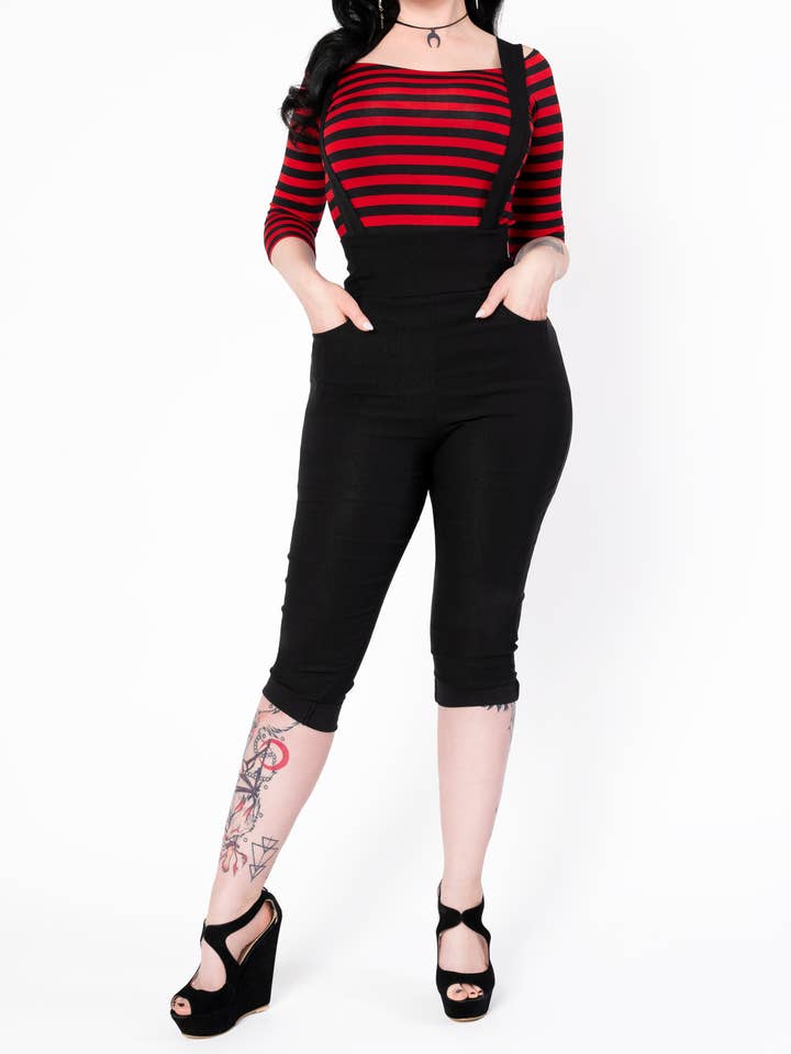 Mansfields capris - Black for wholesale by Putré-Fashion