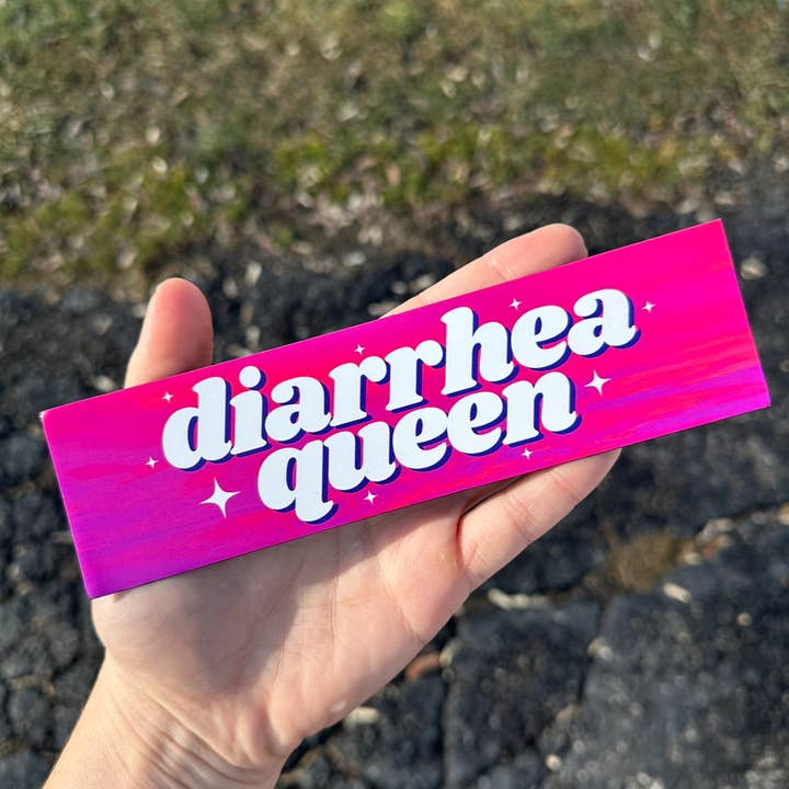 ShlemonArt - Wholesale Magnet - Diarrhea Queen Car Magnet