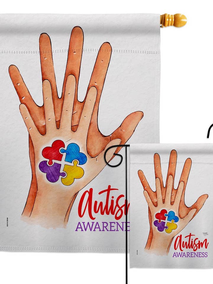 Asperger Day Support Awareness Decor Flag for wholesale by Two Group Flag Co