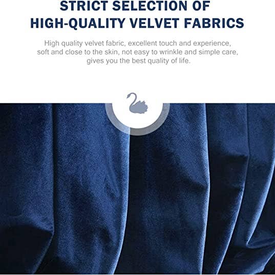 Modern Home Touch – wholesale Chair – Set of 2 Blue Luxury Velvet Kitchen Dining Chairs7