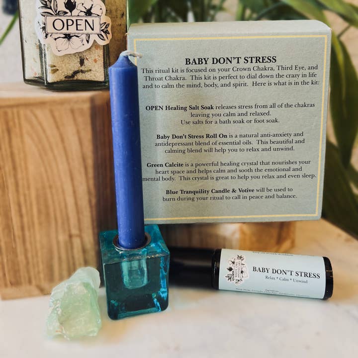 White Owl Apothecary – wholesale Meditationsprodukter – Stärkt gudinna ritual Set - Baby Don't Stress