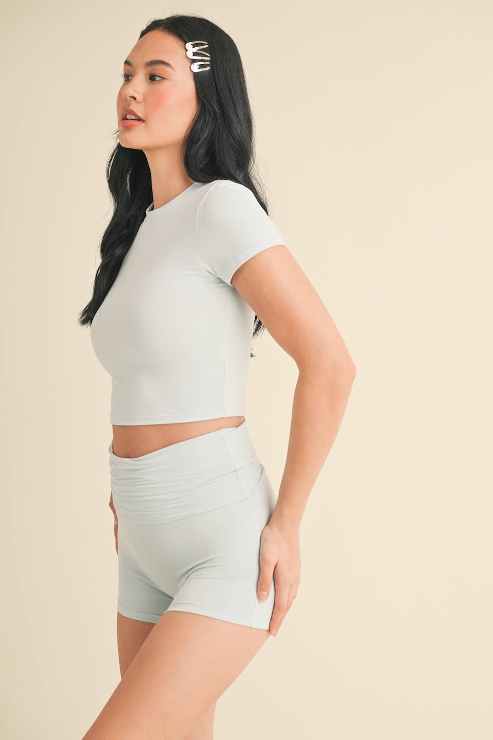 KIMBERLY C – wholesale Athletic top – Women′s – Soft Knit Jersey Crewneck Tee30