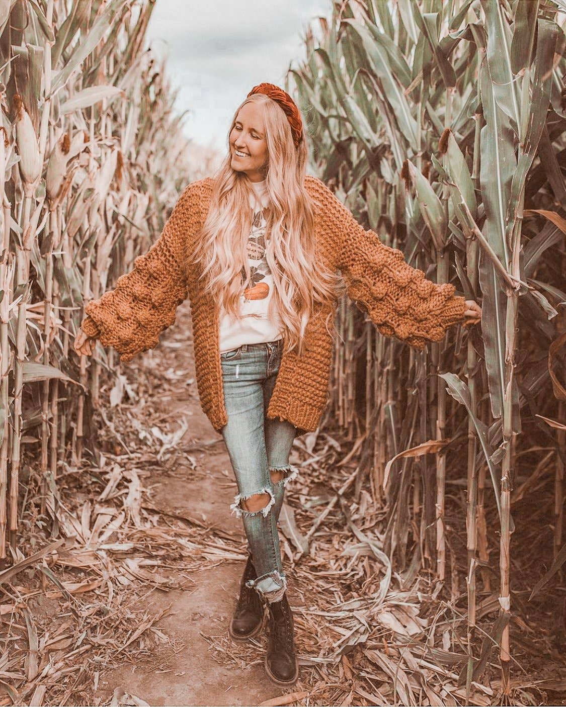 Iris Atelier - Wholesale Haarband - Dames - Gevlochten fluwelen hoofdband - grotere versie12