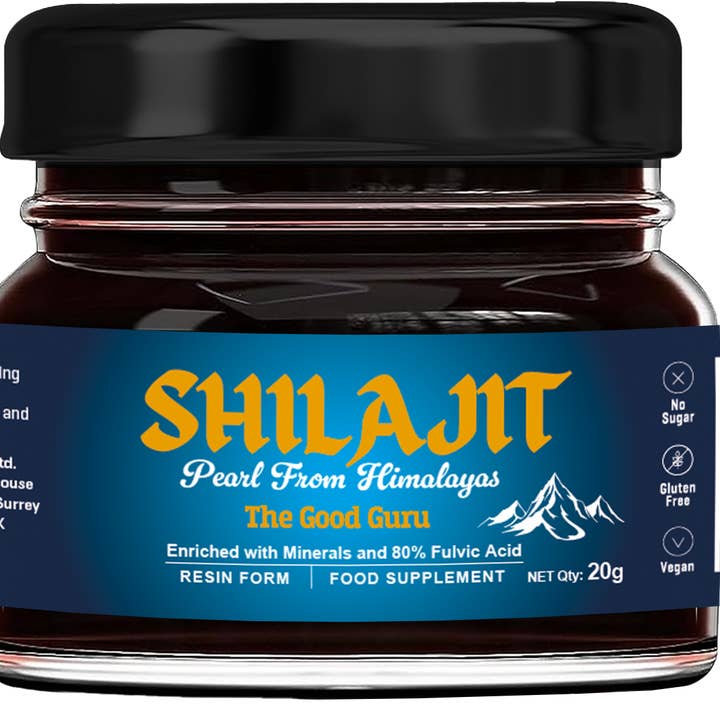 The Good Guru - Wholesale Oral Supplement/Vitamin - Pure Shilajit RESIN (Pearl) 20gm