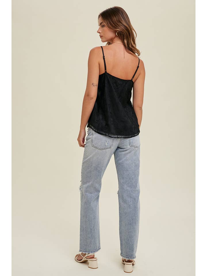 Wishlist Apparel - Wholesale Camisole - Women's - LACE CAMI / WL23-78563