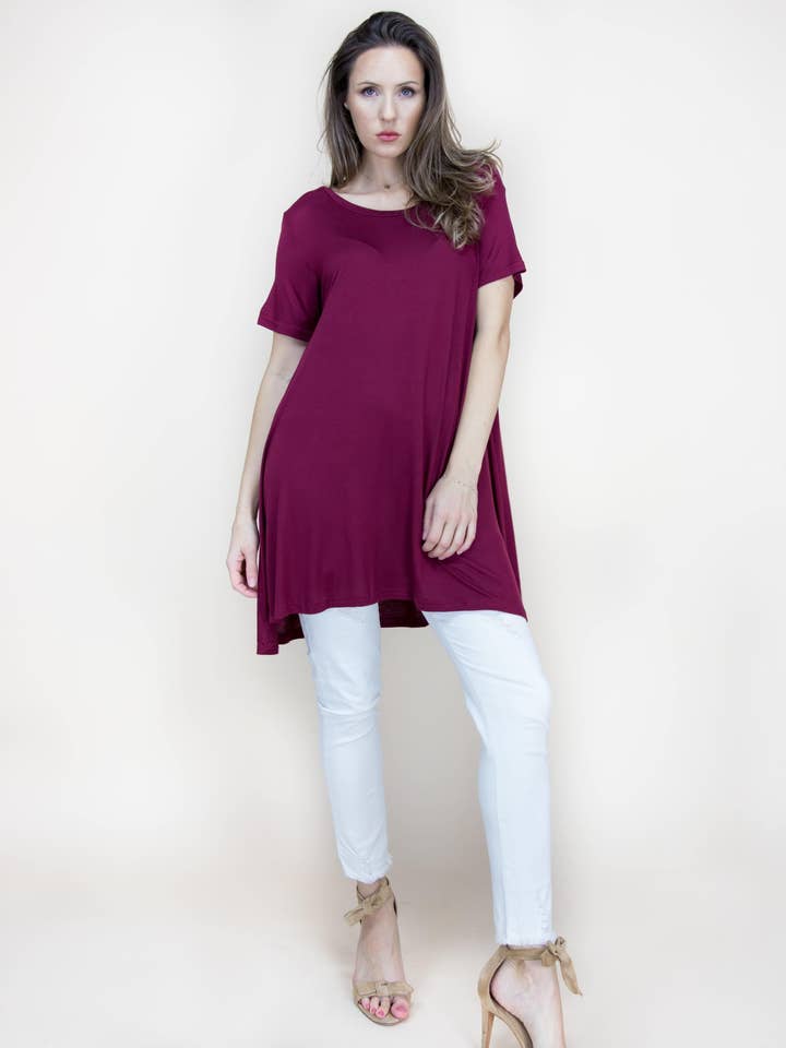 Short Sleeve Scoop Neck for wholesale by Original USA