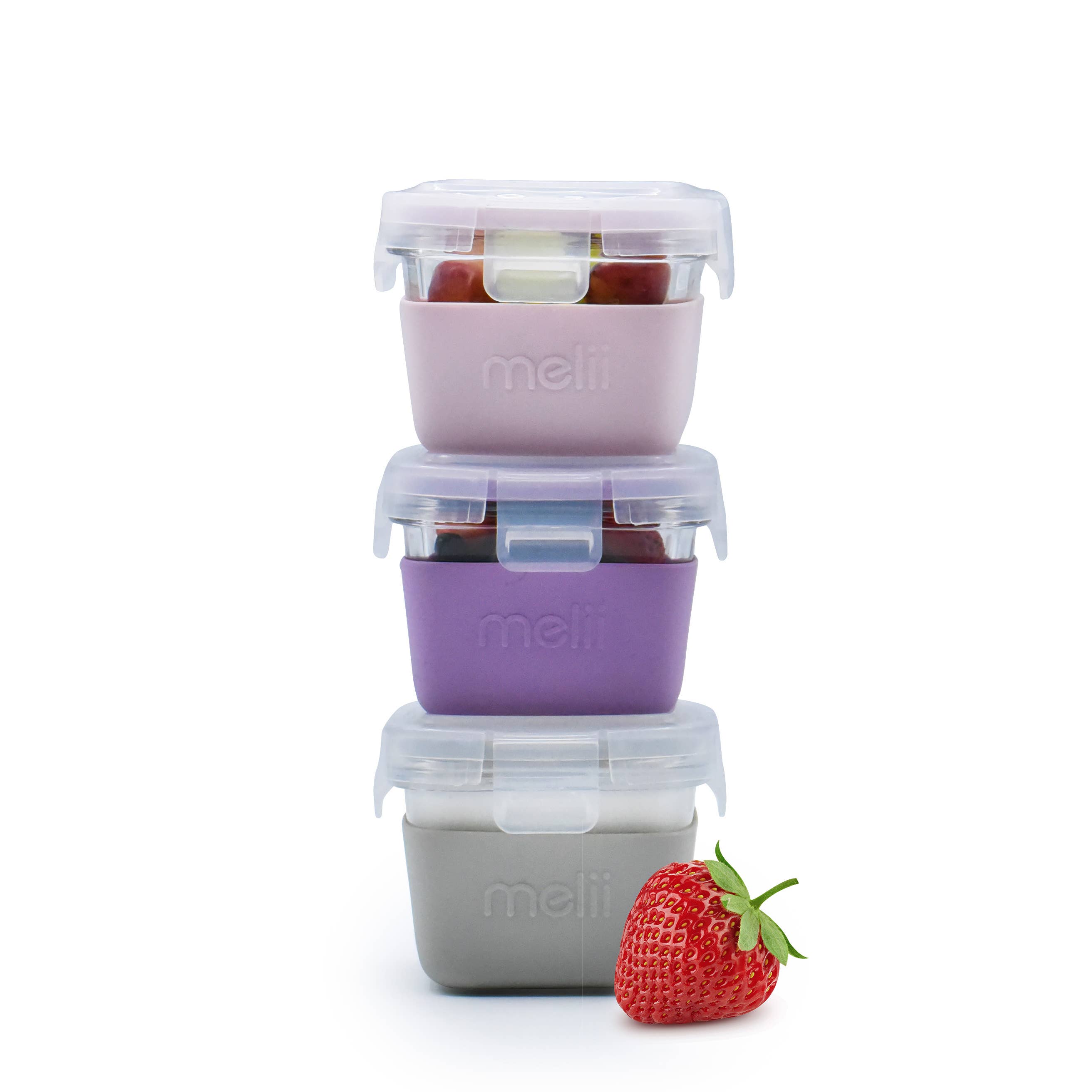 melii - Wholesale Food Storage Container - Glass Food Storage Containers with Silicone Sleeve