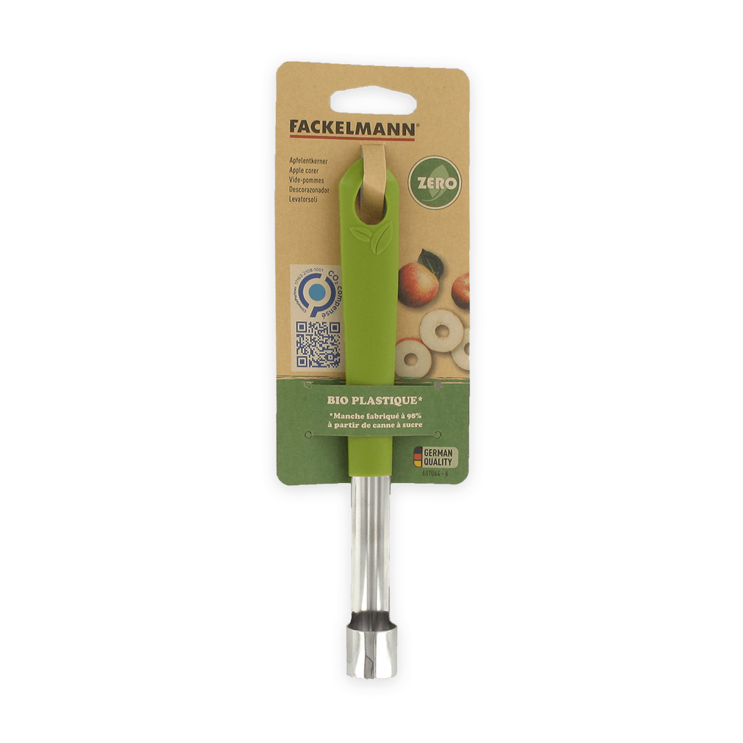 Fackelmann – wholesale Kitchen tool/gadget – Plastic handle apple corer made from bio-based materials 20.5 cm Zero Range1