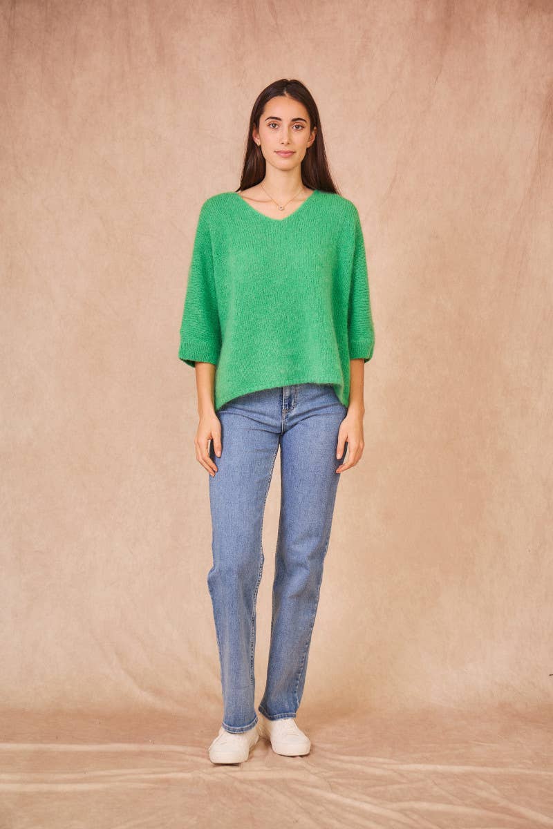 Calie Paris - Venta al por mayor Jersey de punto - Mujer - Suéter elegante de mohair kid5