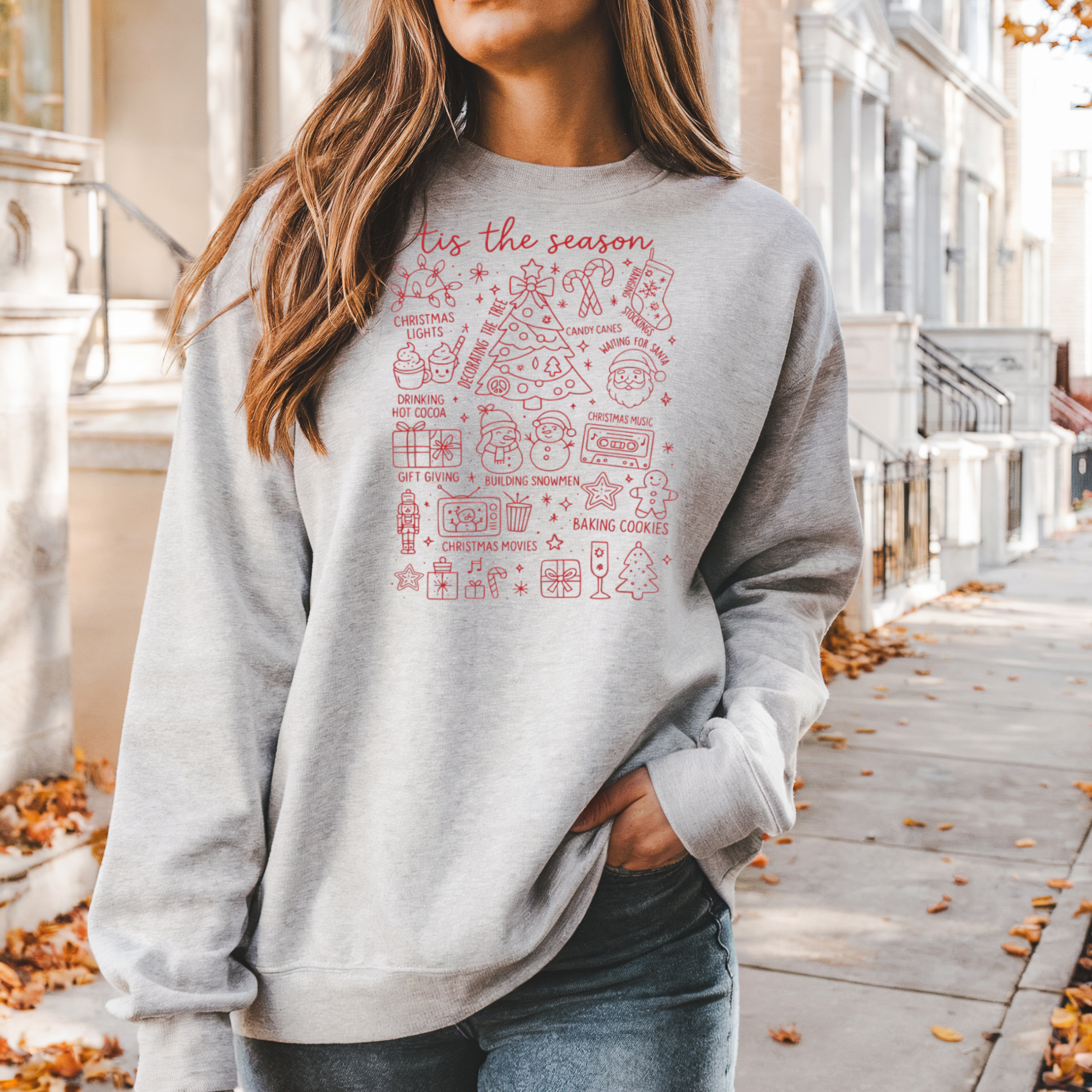 Sam & Seb Co. - Wholesale T-Shirt (Graphic) - Women's - Tis The Season Graphic Shirt or Sweater 7