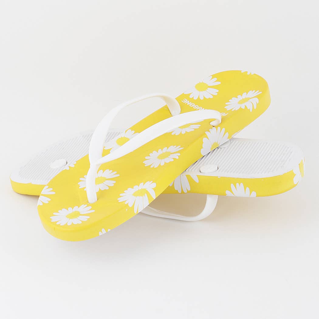 3AM BY H&D ACCESSORIES - Wholesale Flip Flops - Women's - Daisy Flower Flip Flops4