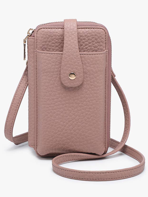 M2796 Isla Wallet Crossbody w/ Card Holders & Snap Closure for wholesale by Jen & Co.