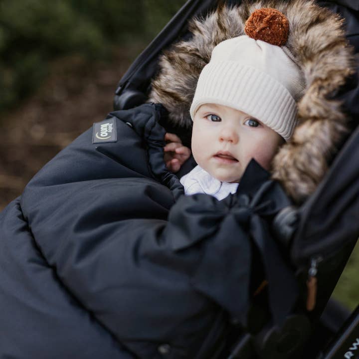 baby luno - Wholesale Pram cover/accessory - baby luno Nordic Footmuff Pram Liner - Classic Black8