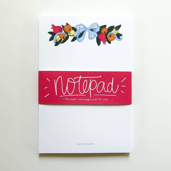 Semesteranteckningsblock 50 ark, 4,25 x 5,5 för wholesale av Miss Wyolene