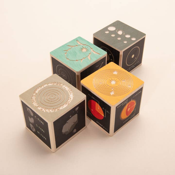 Uncle Goose - Wholesale Blocks - Kids Baby - Uncle Goose Solar System Blocks