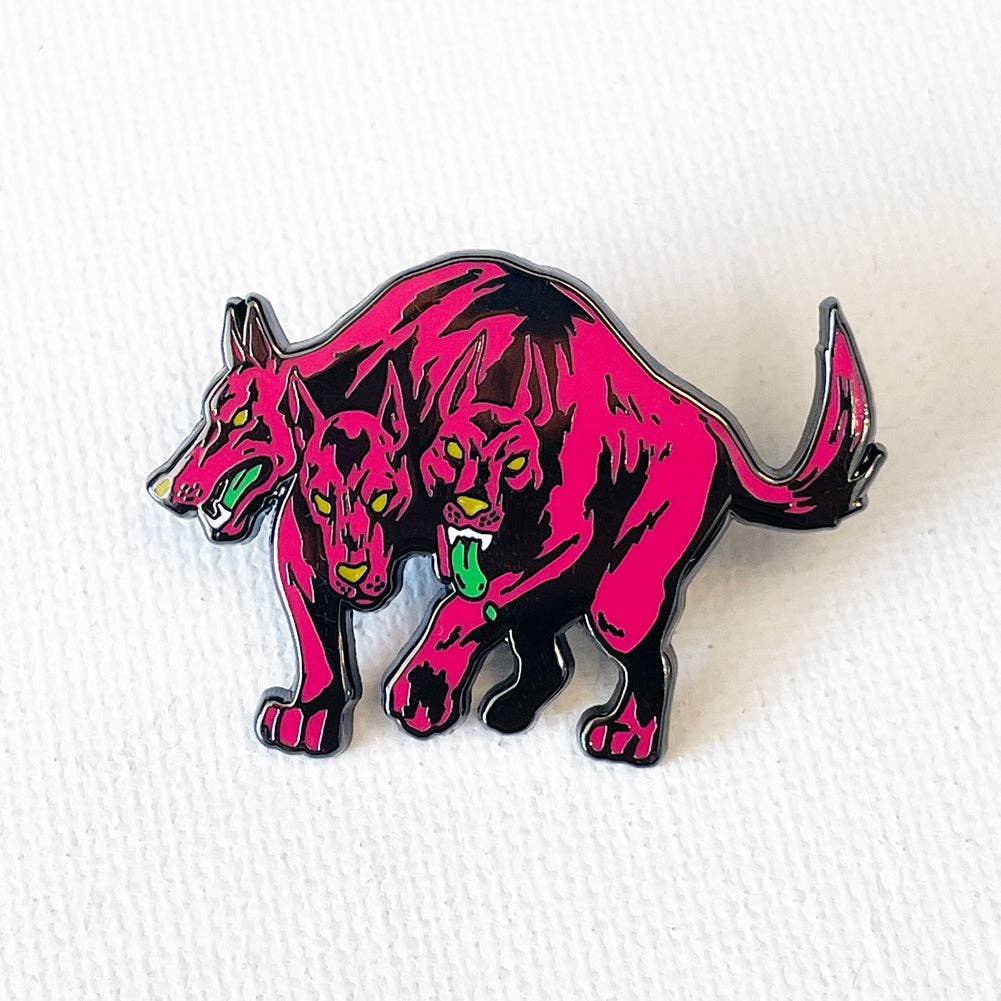 Strike Gently - Wholesale Lapel Pin/Button - Strike Gently Co X BongChillPark Pins: Cerberus