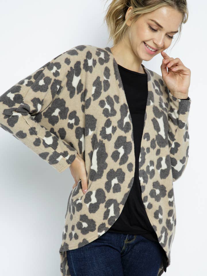 DJUR TRYCKT TRÖJA STICKAD KOFTA för wholesale av Twenty Second