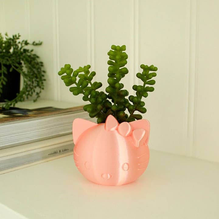 Clever Contraptions - Wholesale Plant Pot - Hello Kitty Cat Kitten Succulent Planter Vase