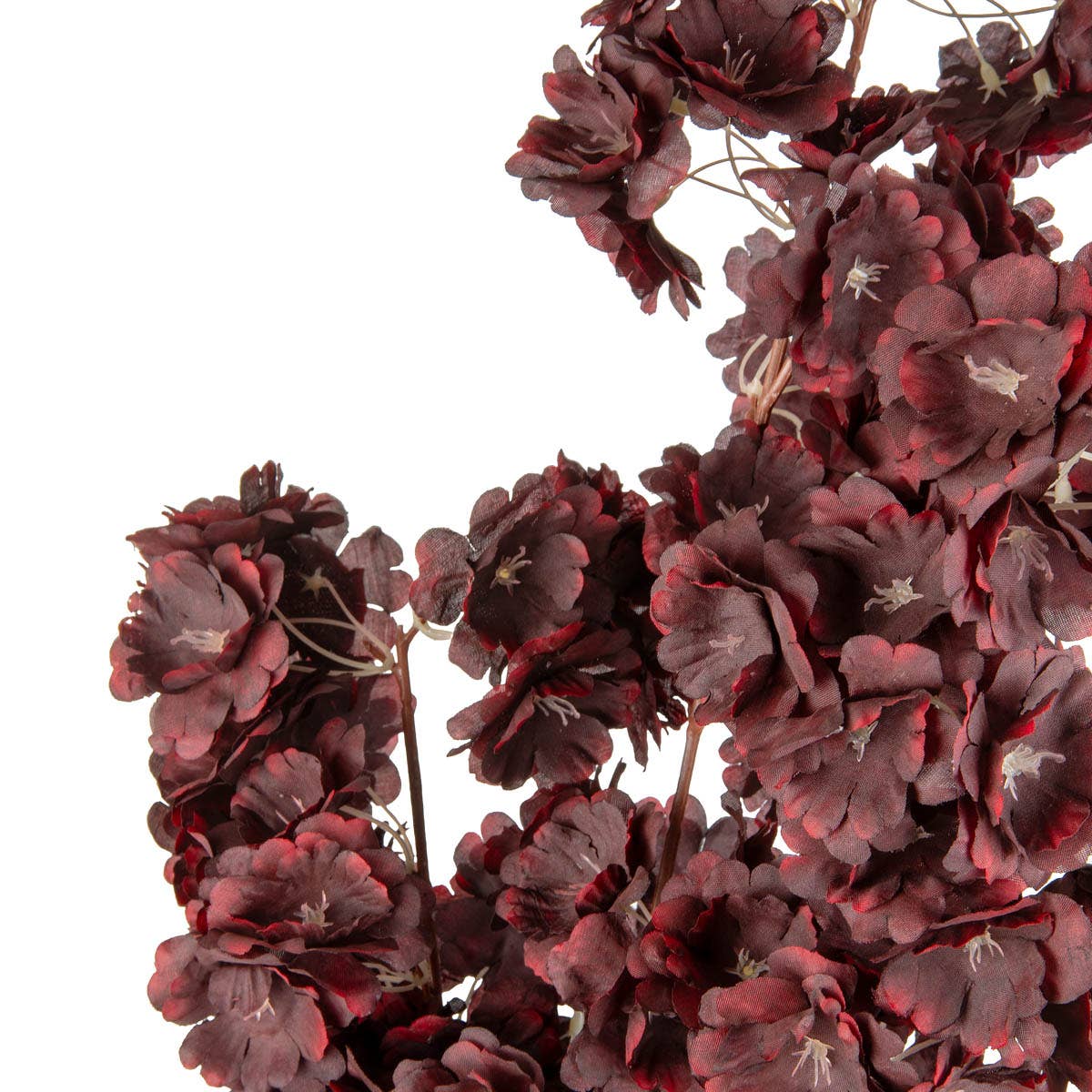 Eleganza Floral - Wholesale Artificial Flowers - Blossom Spray Burgundy1