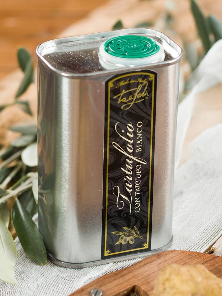 Dose Weißes Trüffelöl 250ml für den Großhandel von ANTICO PASTIFICIO TEALDI SRL (Tealdi)