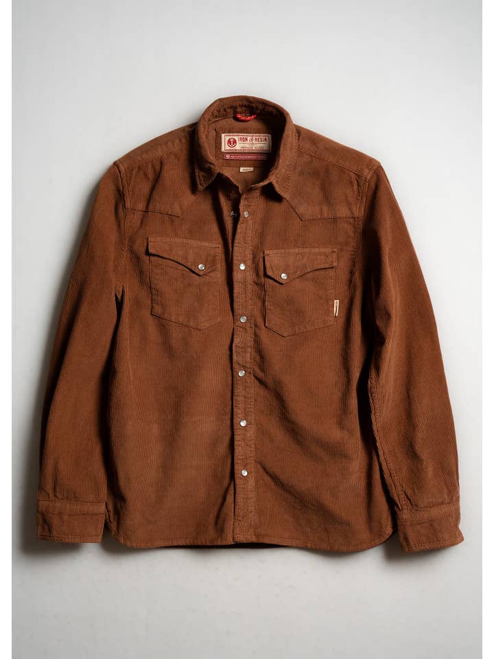 Iron & Resin - Wholesale Button Down Shirt - Men's - Corduroy Ojai Shirt