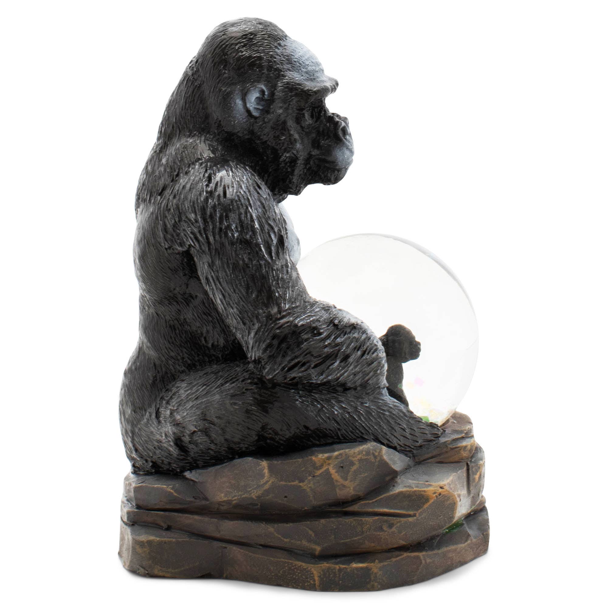 EAST AVENUE - Wholesale Snow Globe - Gorilla Mom and Baby 45MM Snow Globe3