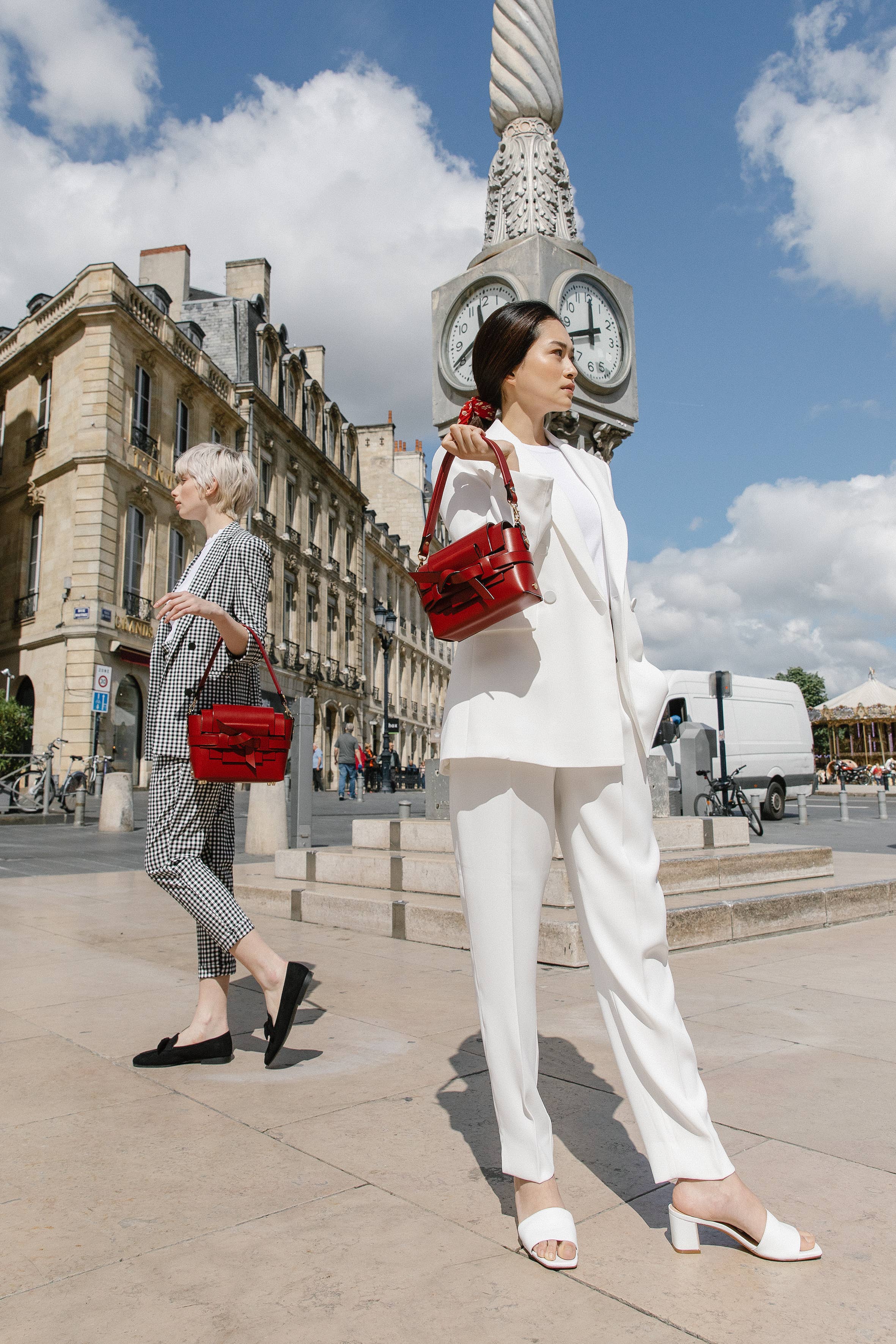 Chérietta.O - Vendita all'ingrosso Borsa con manico - Donna - Mina - Rosso9