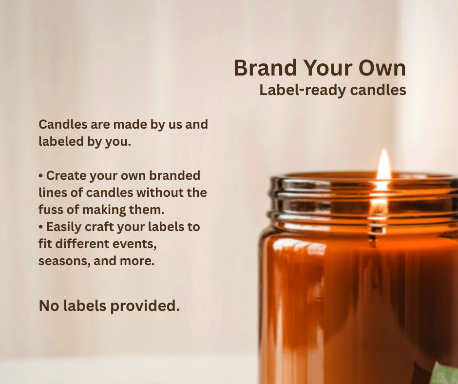 Misplaced Muse Creative - Wholesale Jar/Filled Candle - White Label Candles 1