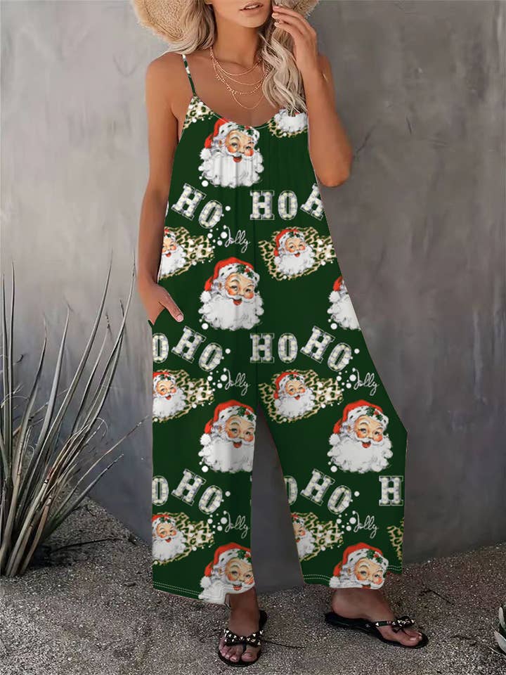 HIDDENBRAND - Wholesale Jumpsuit - Women's - Casual Sleeveless Floral Print Jumpsuit