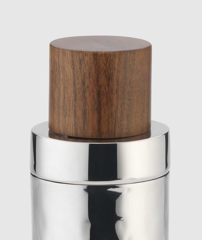 Mary Jurek Design Inc - Wholesale Cocktail Shaker - Sierra Cocktail Shaker w/ Wood2