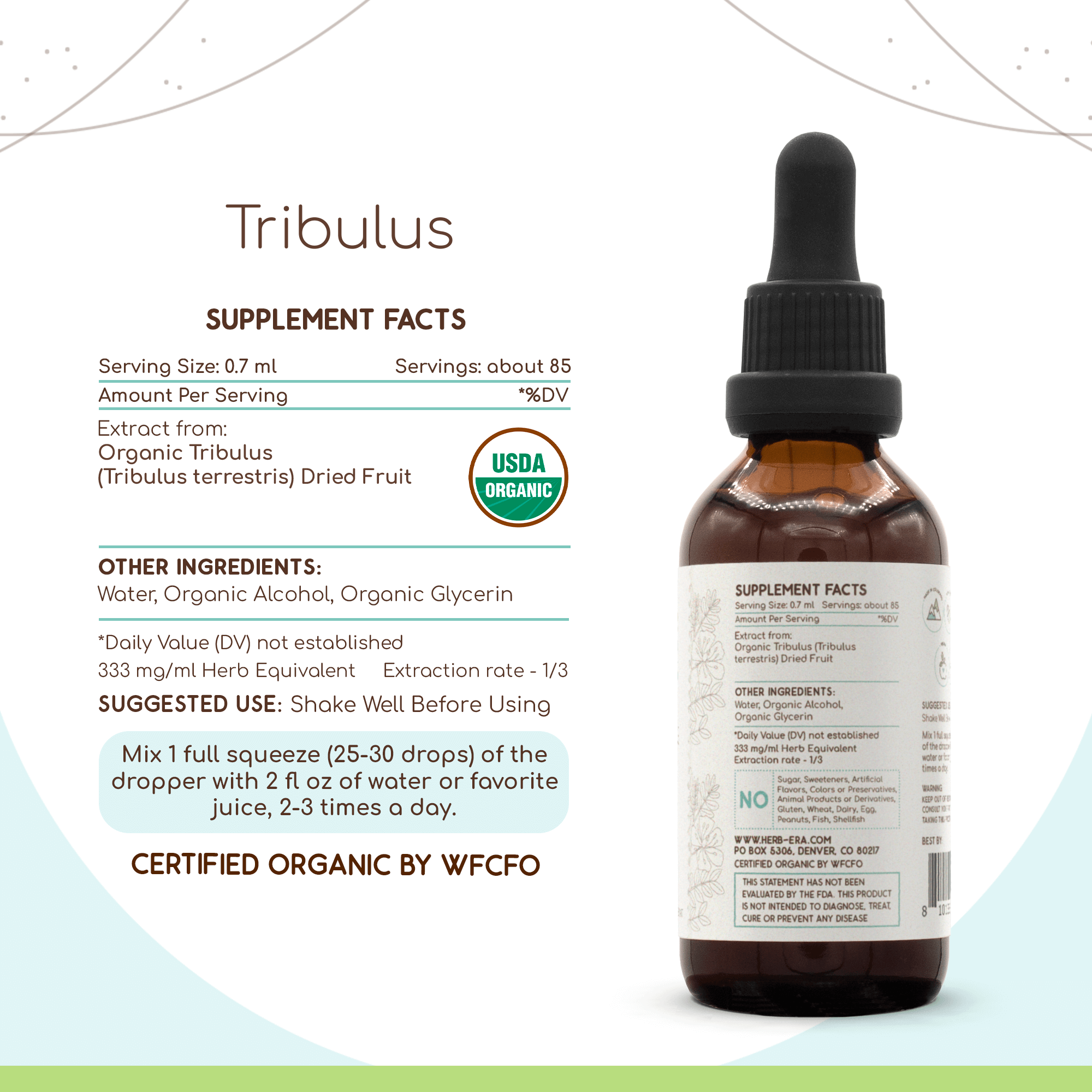 HerbEra - Wholesale Tincture - Tribulus Tincture13