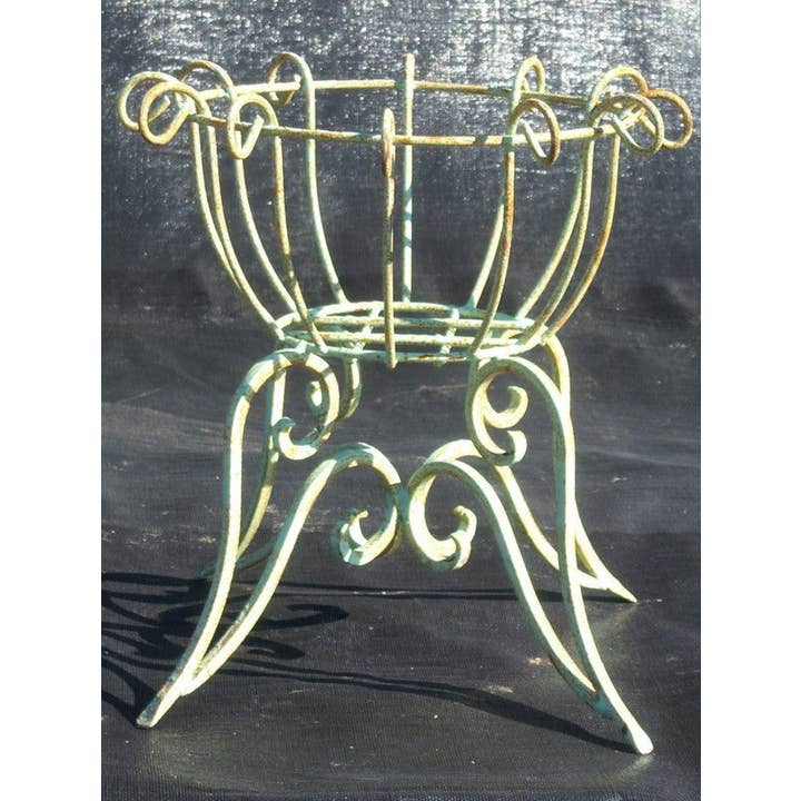 Garden Iron And More - Wholesale Plant Pot Stand - Wrought Iron Heavy Short Planter Stand