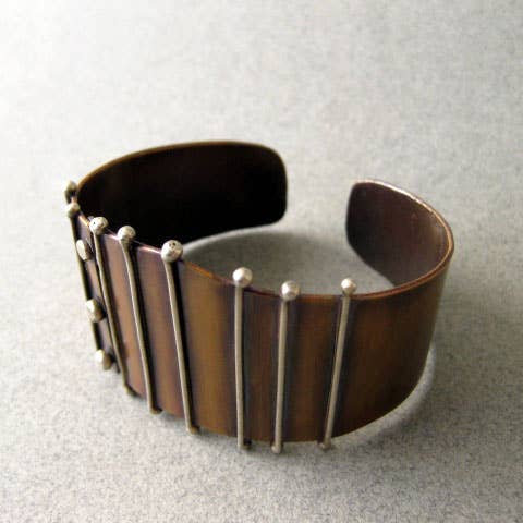 She-Ra Cuff for wholesale by JL Merrill Metalworks