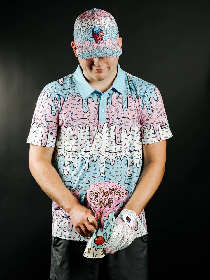 Shank It Golf – wholesale Polo – Men’s – Ice Cream Drip Polo2